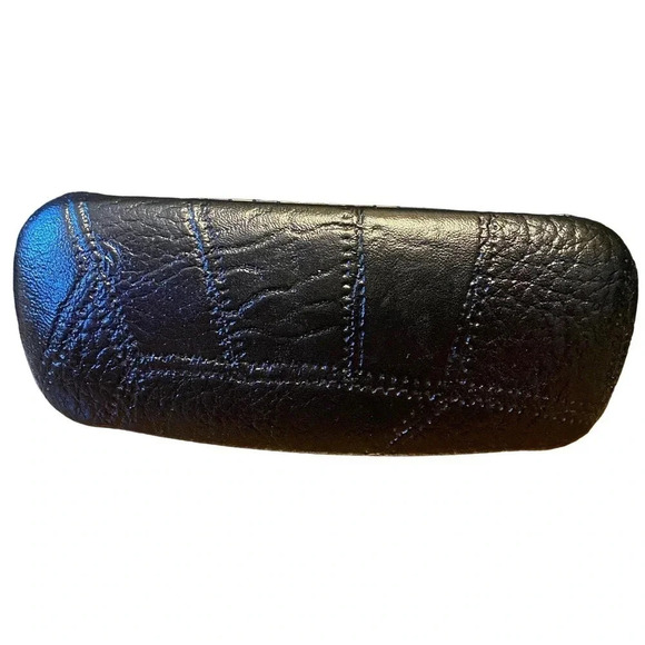 Legre Glasses Hard Case Velvet interior Leather Exterior - Picture 1 of 5